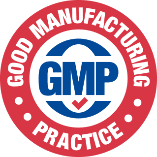 Good Manufacturing Practice certified facility mark